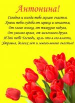 День имени антонина поздравления День имени антонина поздравления