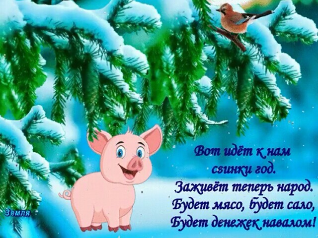 Поздравления С Новым Годом Свиньи Смс Короткие