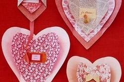 Подарок на День святого Валентина своими руками - Валентинки из бумаги