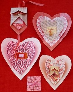 Подарок на День святого Валентина своими руками ...
 Валентинки из Ткани Своими Руками