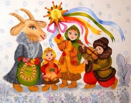 Колядки на Рождество 2014 - Рождественские колядки на русском языке - Рождественские колядки на украинском языке - Рождество Крещение колядки на Святки