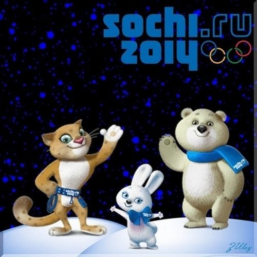 Олимпиада в Сочи 2014 картинки анимация поздравление - Символ Олимпиады в Сочи 2014 картинки - Виды спорта на Олимпиаде 2014 в картинках фигурное катание