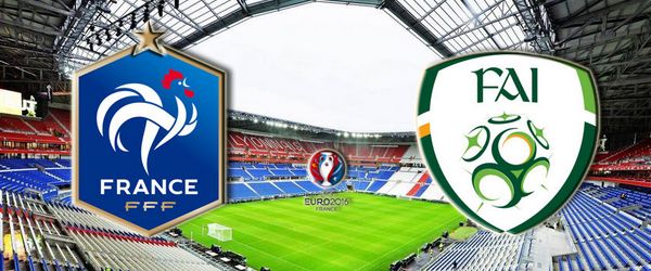 Футбол Франция Ирландия 26 июня 2016