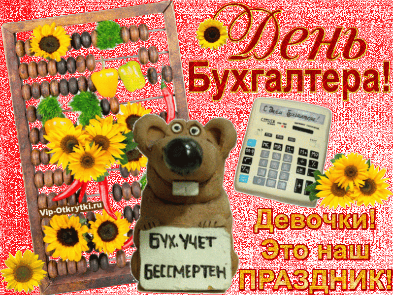 День бухгалтера! Девочки! Это наш ПРАЗДНИК! статус , картинка - Гиф открытка с Днем бухгалтера коллегам, подругам сотрудницам: 16 июля в Украине, 10 ноября в России