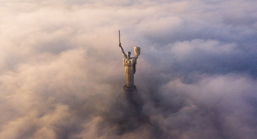 ФОТО: Смог в Киеве  в октябре 2019 - фотографии окутанного туманом города с высоты птичьего полета