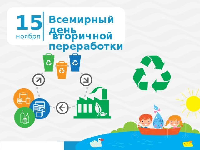 15 ноября - Всемирный день вторичной переработки картинки - Всемирный день рециклинга