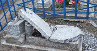 Под Харьковом на кладбище годовалого ребенка насмерть придавило могильной плитой