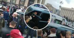 ВИДЕО: в Киеве внедорожник на скорости влетел в пешеходную зону на Майдане и убил несколько человек