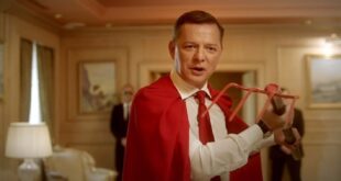 ВИДЕО: У Поплавского появился конкурент - Олег Ляшко выпустил клип, где он супергерой с вилами