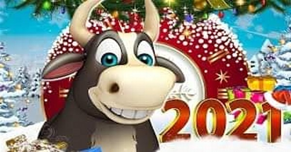 Поздравления в год Быка 2021 - Год Быка картинки - Поздравление с Новым годом Быка в стихах