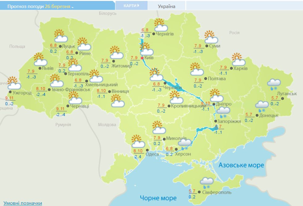 В Украину наконец-то пришло потепление: прогноз погоды на сегодня, 26 марта 2021 года