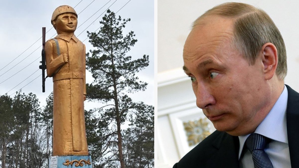 ФОТО: На Житомирщине памятник погибшим воинам напоминает Путина: разгорается скандал