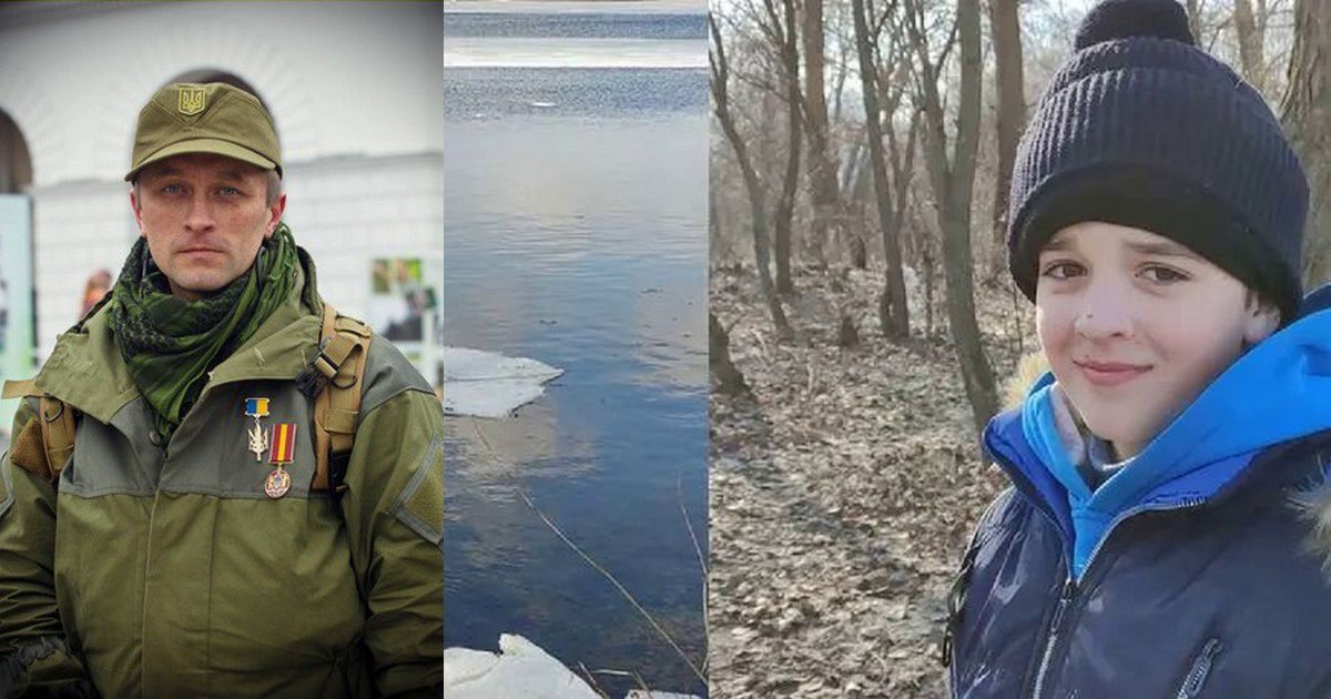 ВИДЕО: "Это не первый у меня случай с детьми": в Киеве рыбак спиннингом вытащил из реки ребенка, который захотел покататься на льдине