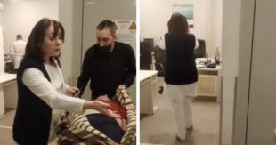 ВИДЕО: Лыка не вязала: в Харькове пьяная врач принимала пациентов - скандальное видео слили в сеть