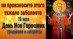 19 мая православный праздник святого Иова: что можно и нельзя делать, все приметы дня, у кого именины