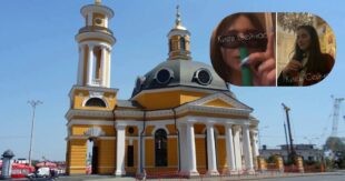ВИДЕО: На Пасху в центре Киева девушки зашли в церковь и начали задувать свечи, курить и пить алкоголь