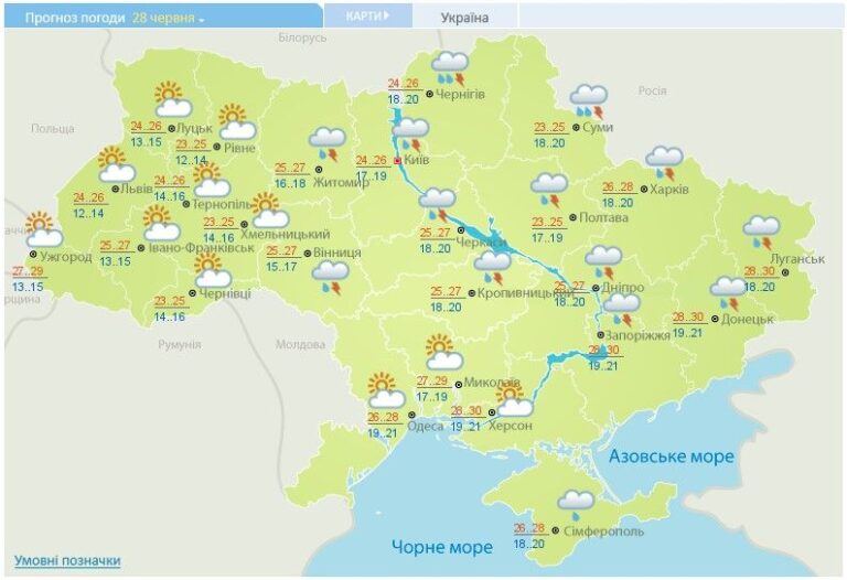 Прогнозы синоптиков на июль 2024