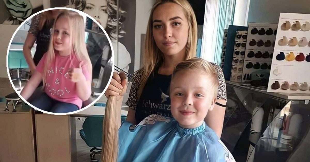 ФОТО, ВИДЕО: Второклассница из Шепетовки пожертвовала своими волосами ради спасения онкобольной девочки