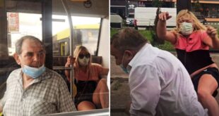 ВИДЕО: "Пошел на х...!!!": пассажирка-"заяц" хамила, материлась, а затем избила водителя автобуса: детали ЧП во Львове
