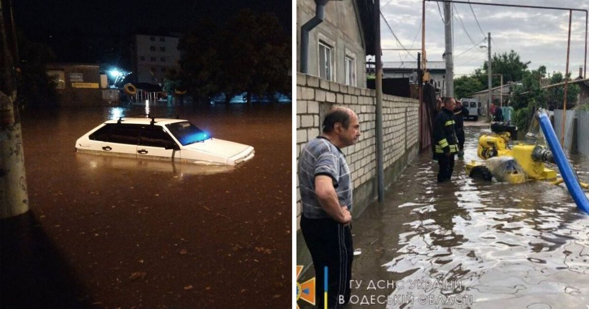 ФОТО, ВИДЕО: Затоплены магазины, уничтожены пляжи и асфальт: 22 июля, ночью, Одессу накрыл жуткий ураган