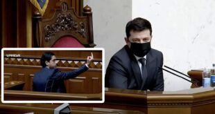 ФОТО, ВИДЕО: Нардеп Гео Лерос показал Зеленскому "фак" с трибуны Верховной Рады