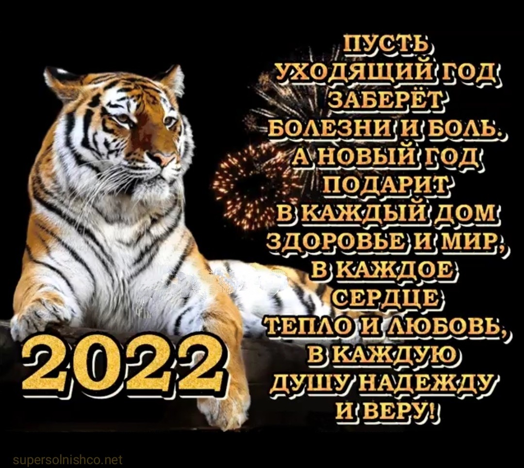 Пожелания в год Тигра / Тигрицы 2022 в картинках - Пусть уходящий год заберёт.. ..