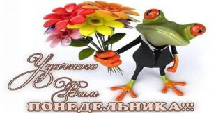 С понедельником поздравляю! Удачной недели! - картинка прикольная