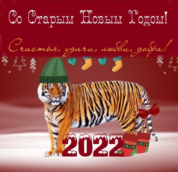 С наступающим Старым Новым годом 2022: открытки, прикольные картинки, стихи, поздравления с 13 на 14 января на Старый Новый год 2022